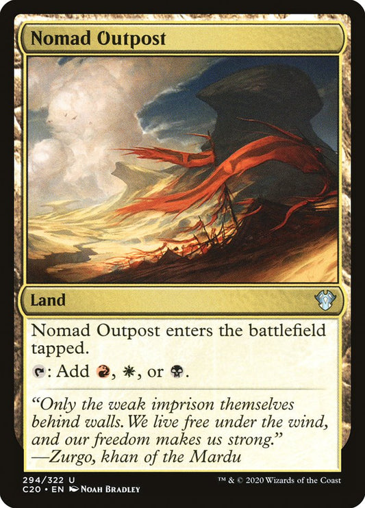 MTG Card Title: Nomad Outpost C20/294