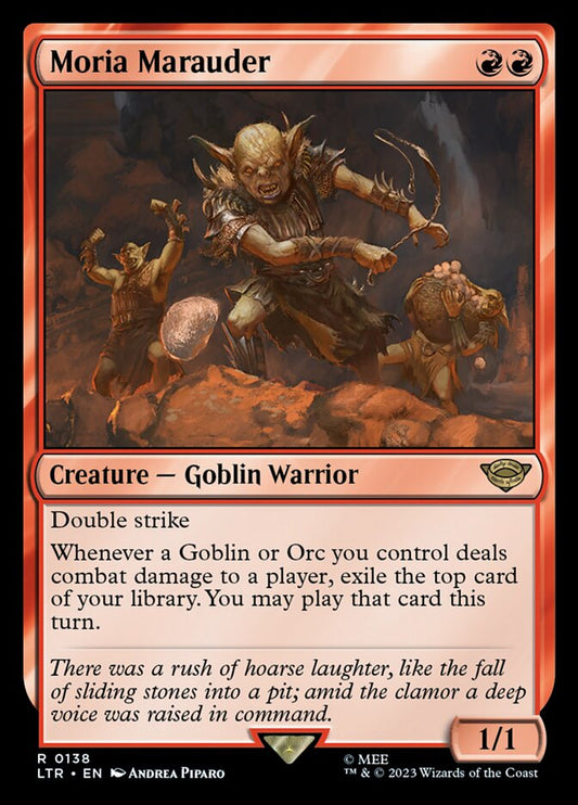 MTG Card Title: Moria Marauder LTR/138