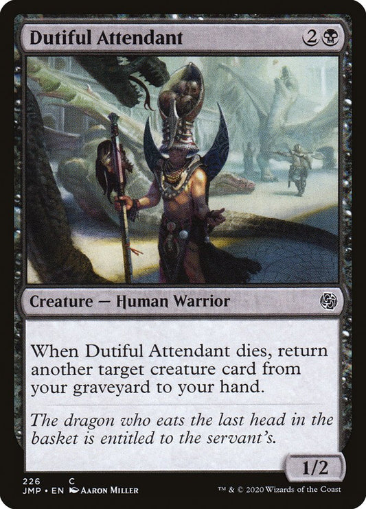 MTG Card Title: Dutiful Attendant JMP/226