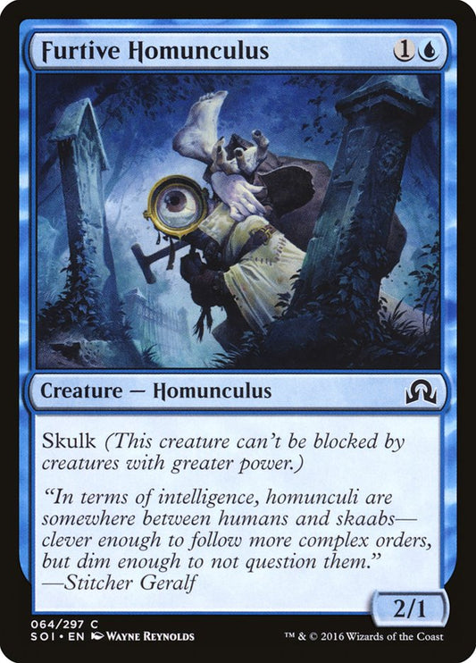 MTG Card Title: Furtive Homunculus SOI/64