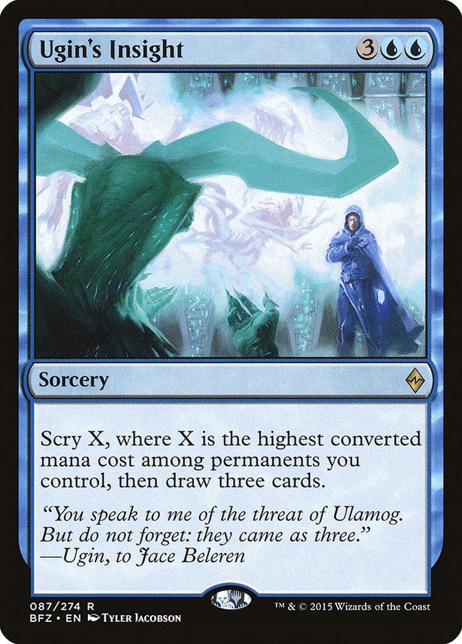 MTG Card Title: Ugin's Insight BFZ/87