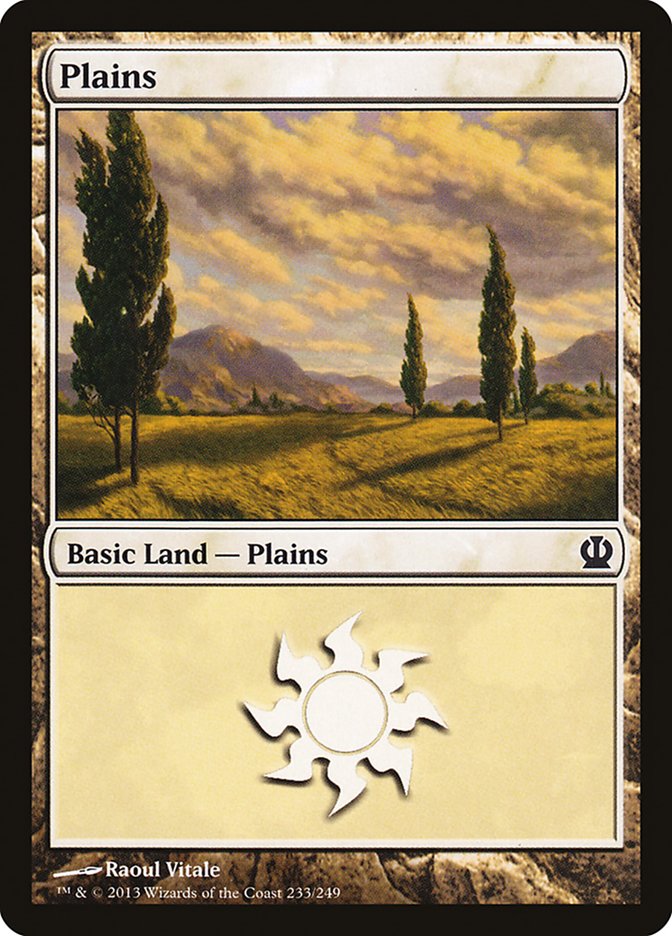 MTG Card Title: Plains THS/233
