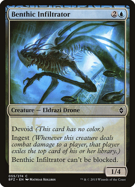 MTG Card Title: Benthic Infiltrator BFZ/55