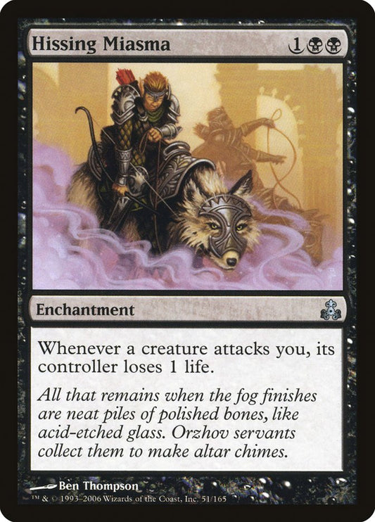 MTG Card Title: Hissing Miasma GPT/51