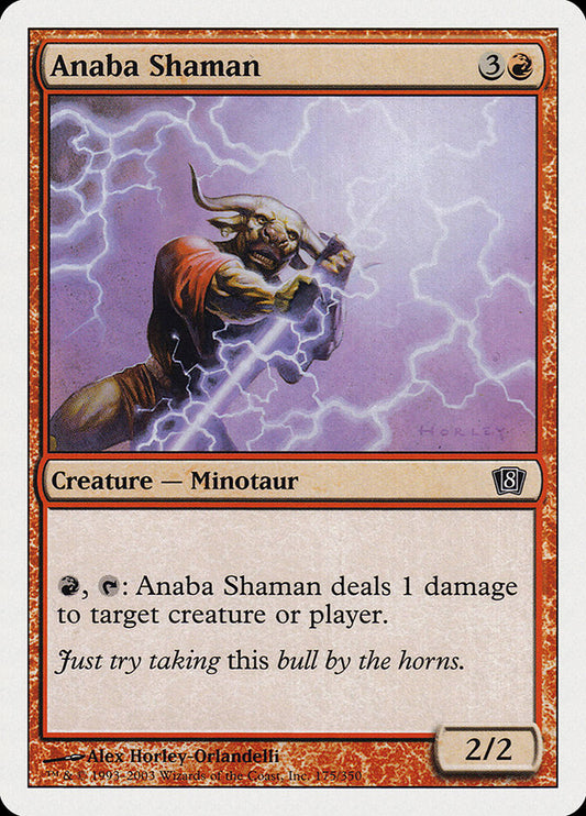 MTG Card Title: Anaba Shaman 8ED/175