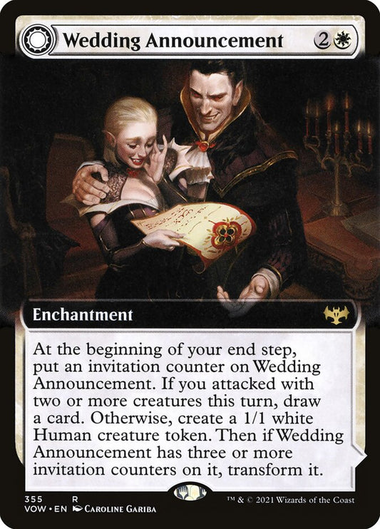 MTG Card Title: Wedding Announcement // Wedding Festivity VOW/355