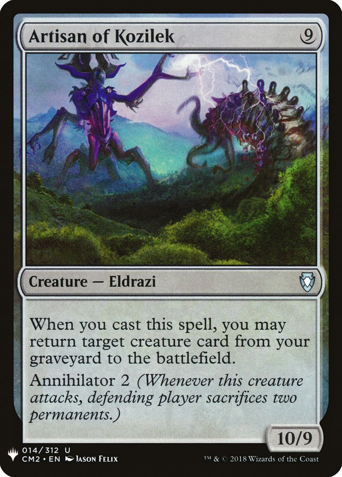 MTG Card Title: Artisan of Kozilek PLST/CM2-14