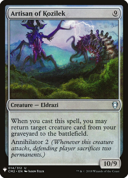 MTG Card Title: Artisan of Kozilek PLST/CM2-14