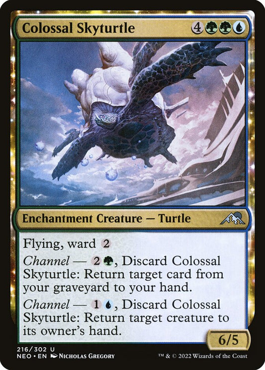 MTG Card Title: Colossal Skyturtle NEO/216