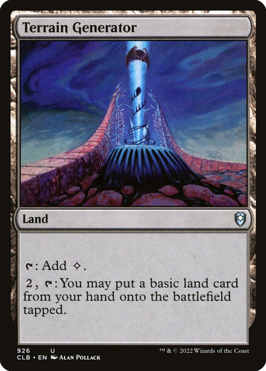 MTG Card Title: Terrain Generator CLB/926