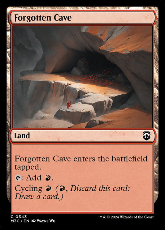 MTG Card Title: Forgotten Cave M3C/343