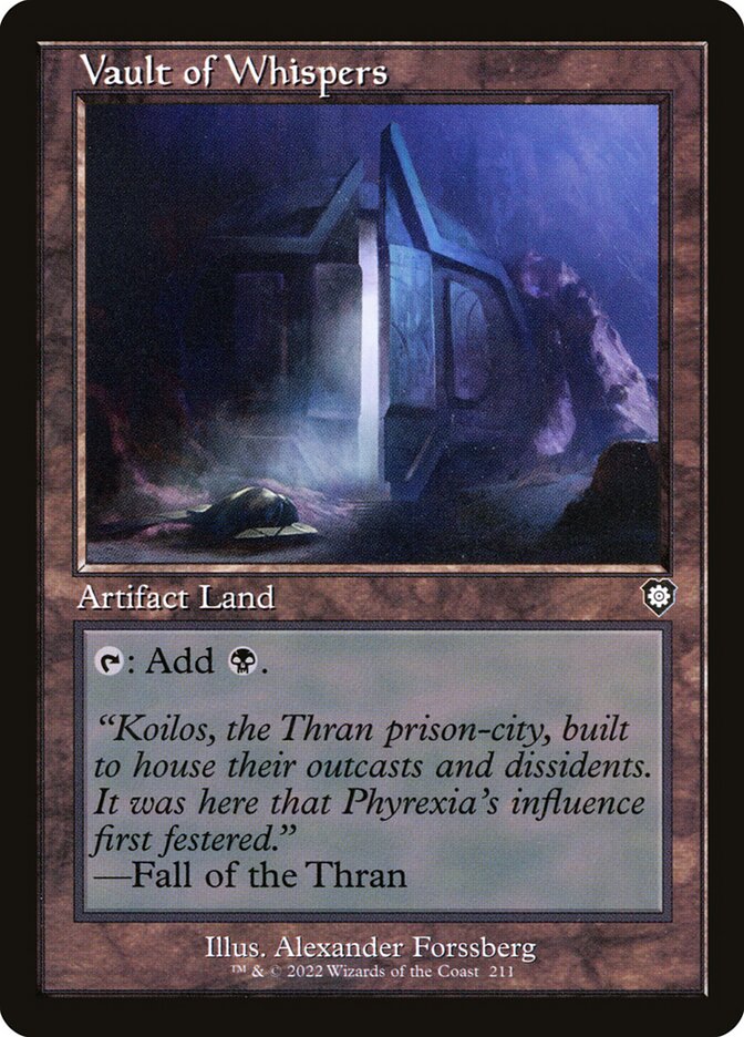 MTG Card Title: Vault of Whispers BRC/211