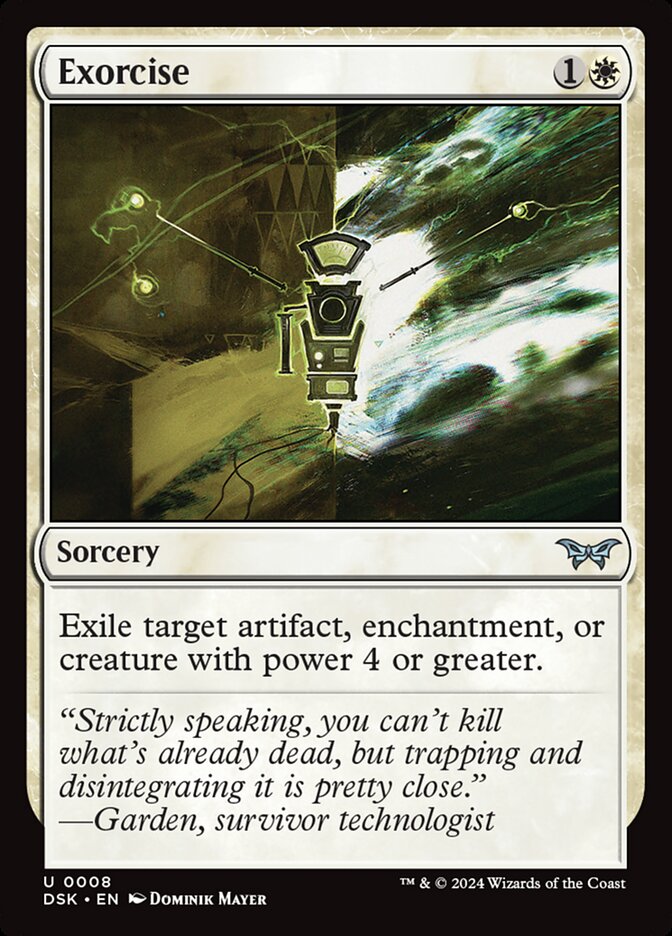 MTG Card Title: Exorcise DSK/8