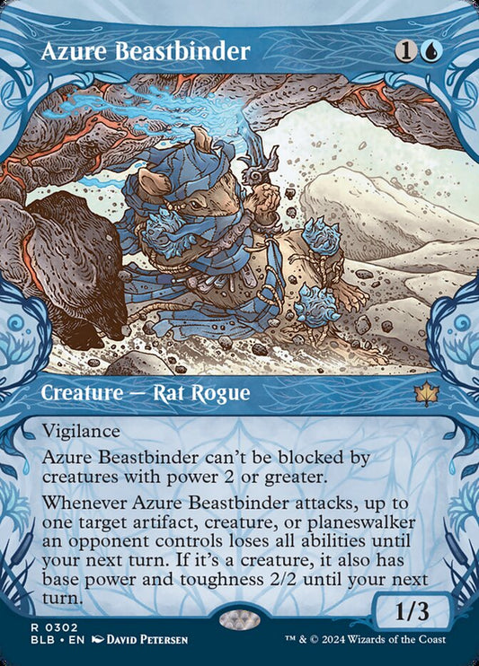 MTG Card Title: Azure Beastbinder BLB/302
