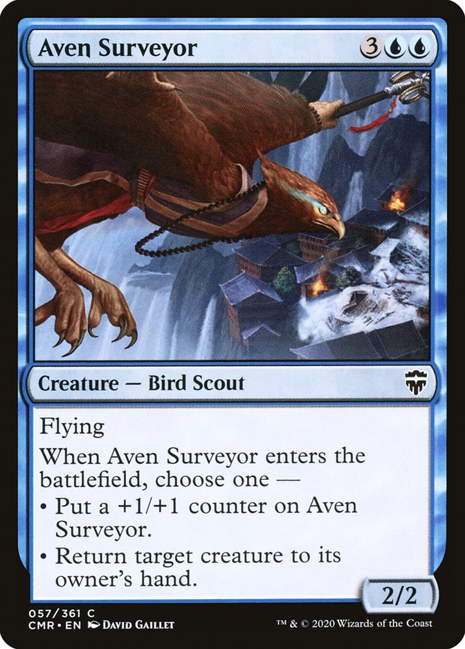 MTG Card Title: Aven Surveyor CMR/57