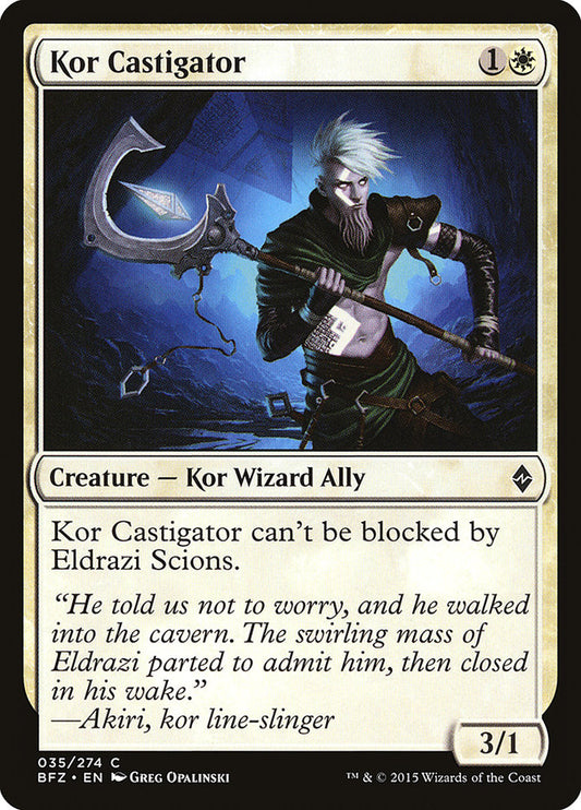 MTG Card Title: Kor Castigator BFZ/35