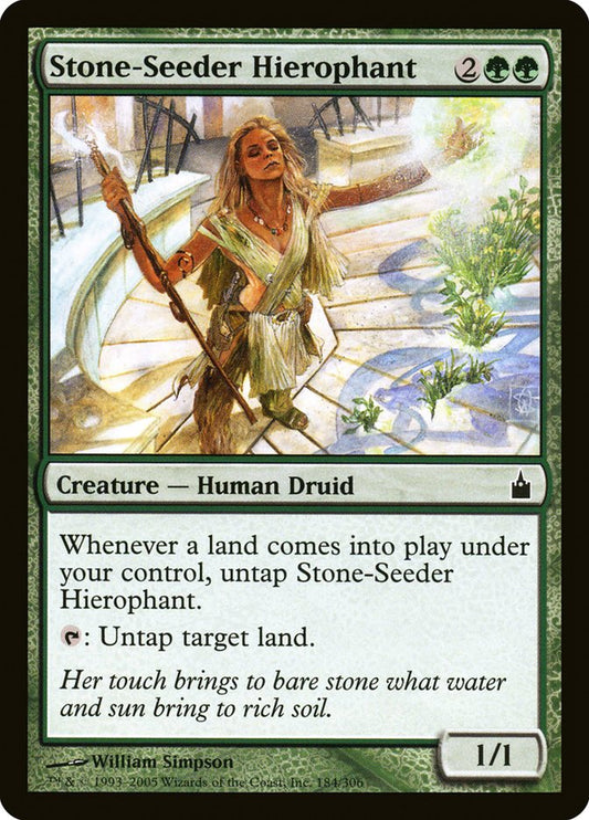 MTG Card Title: Stone-Seeder Hierophant RAV/184