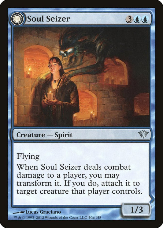 MTG Card Title: Soul Seizer // Ghastly Haunting DKA/50