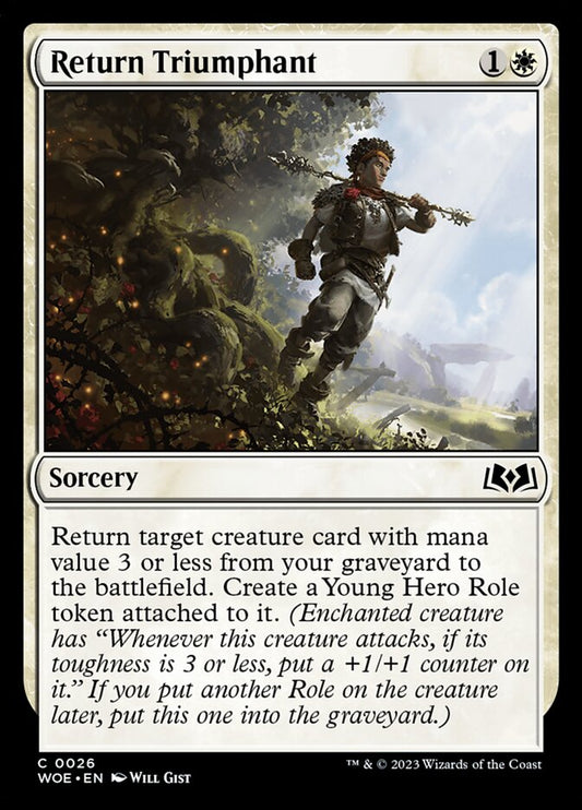 MTG Card Title: Return Triumphant WOE/26