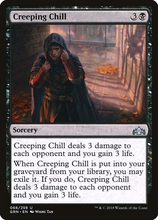 MTG Card Title: Creeping Chill GRN/66