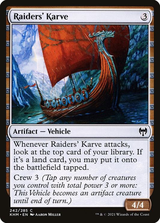 MTG Card Title: Raiders' Karve KHM/242