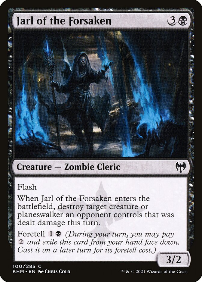 MTG Card Title: Jarl of the Forsaken KHM/100