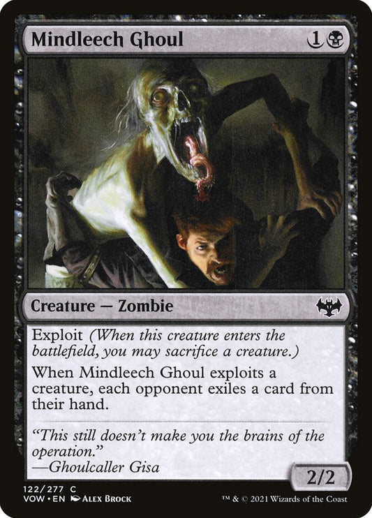 MTG Card Title: Mindleech Ghoul VOW/122