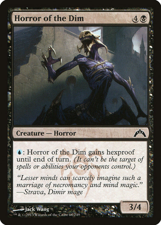 MTG Card Title: Horror of the Dim GTC/68