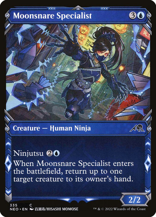 MTG Card Title: Moonsnare Specialist NEO/335