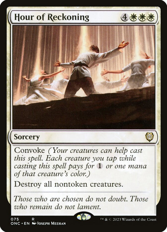 MTG Card Title: Hour of Reckoning ONC/75