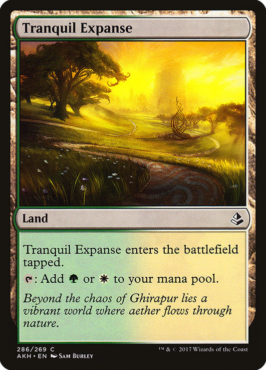 MTG Card Title: Tranquil Expanse AKH/286