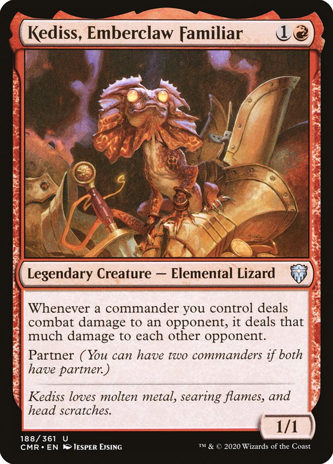 MTG Card Title: Kediss, Emberclaw Familiar CMR/188
