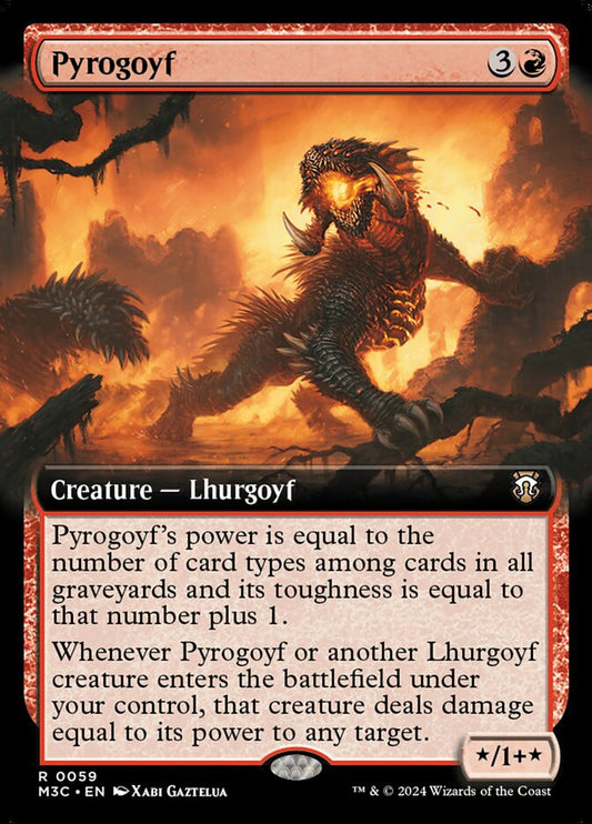 MTG Card Title: Pyrogoyf M3C/59