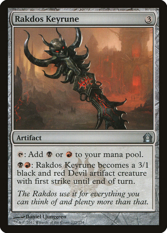 MTG Card Title: Rakdos Keyrune RTR/232