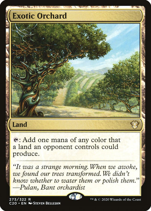 MTG Card Title: Exotic Orchard C20/273
