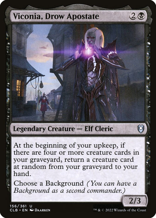 MTG Card Title: Viconia, Drow Apostate CLB/156