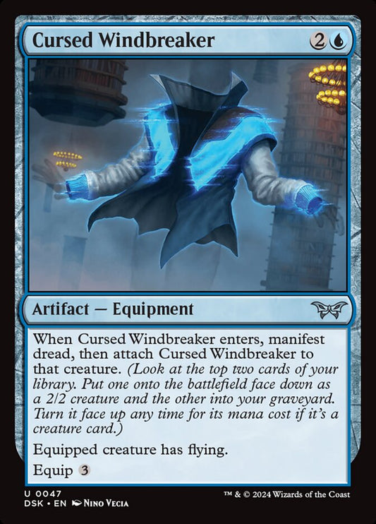 MTG Card Title: Cursed Windbreaker DSK/47