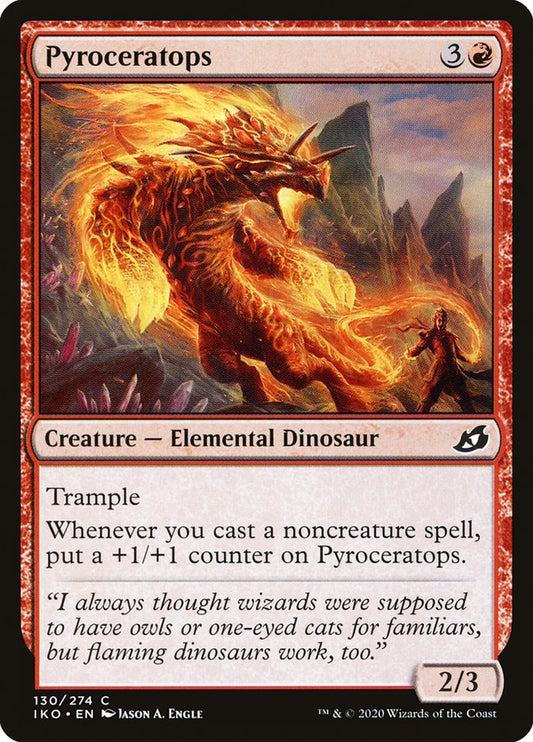 MTG Card Title: Pyroceratops IKO/130