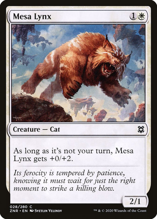 MTG Card Title: Mesa Lynx ZNR/28