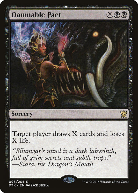 MTG Card Title: Damnable Pact DTK/93