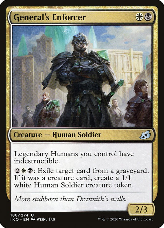 MTG Card Title: General's Enforcer IKO/188