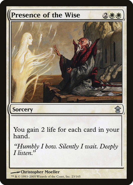 MTG Card Title: Presence of the Wise SOK/23