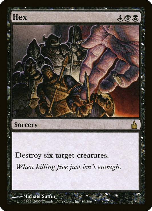 MTG Card Title: Hex RAV/89