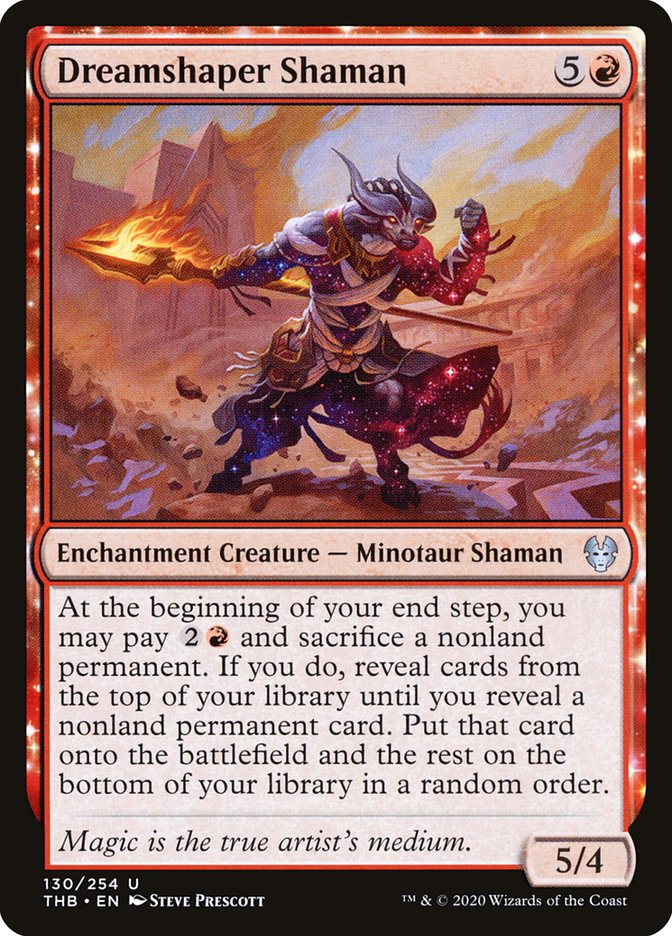 MTG Card Title: Dreamshaper Shaman THB/130