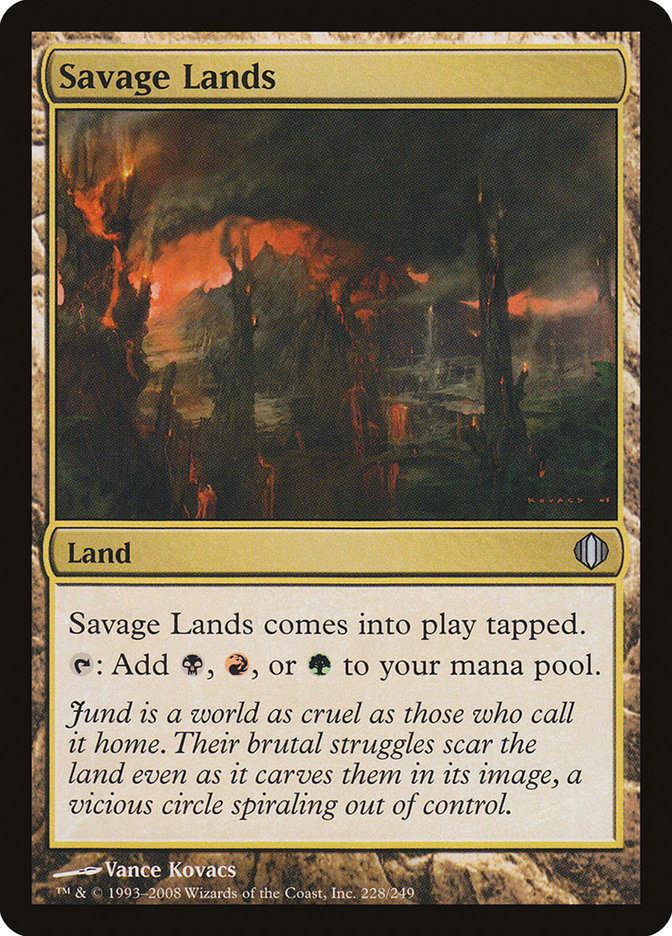 MTG Card Title: Savage Lands ALA/228