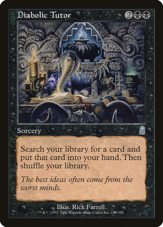 MTG Card Title: Diabolic Tutor ODY/129