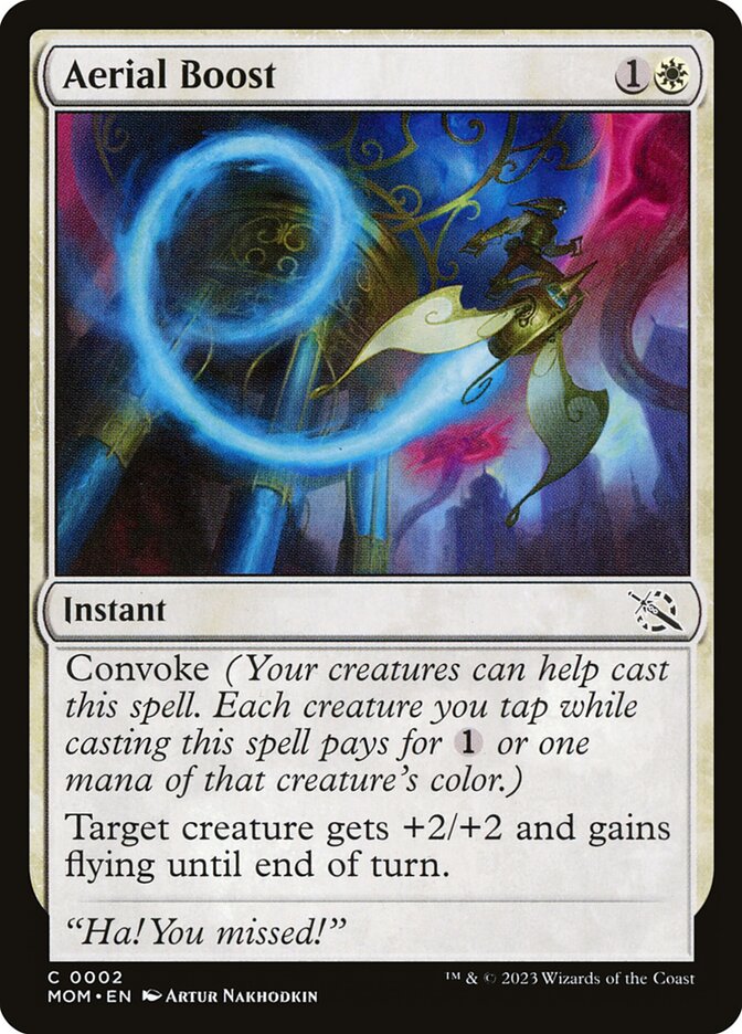 MTG Card Title: Aerial Boost MOM/2