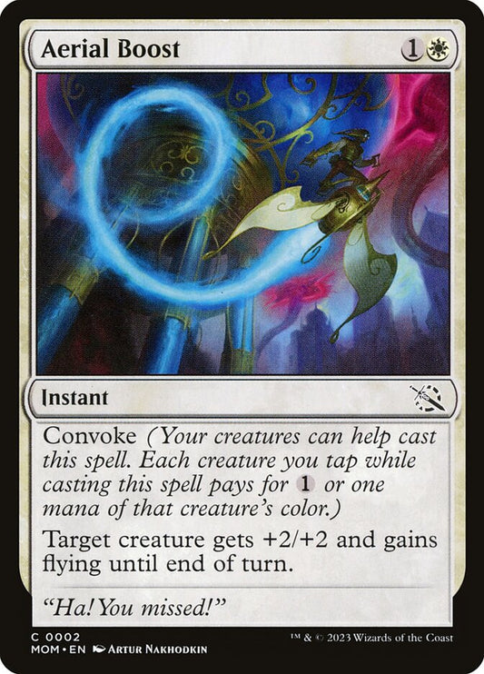 MTG Card Title: Aerial Boost MOM/2