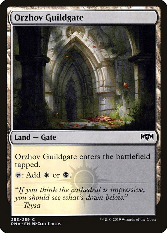 MTG Card Title: Orzhov Guildgate RNA/253
