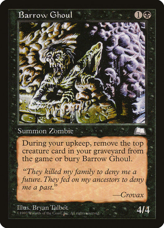 MTG Card Title: Barrow Ghoul WTH/61